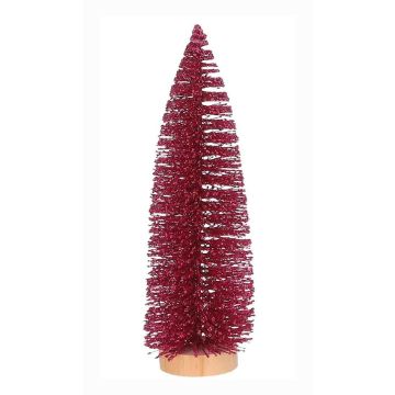 Roze Glitter Kerstboompje van 15 cm - House of Seasons