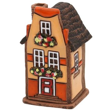 Sigro - Keramiek Rookhuisje Gevelpand Orange - Nu Voorverkoop