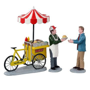 Lemax - Taco Cart - Set van 3