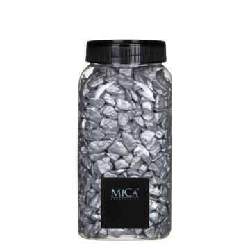 Zilver Decoratie Steentjes 650ml - Mica Decorations