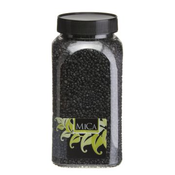 Zwart Decoratie Granulaat 650ml - Mica Decorations