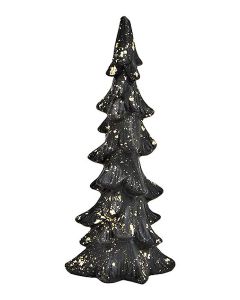Zwarte Dennenboom Goudspetters Klei 24 cm - Wurm