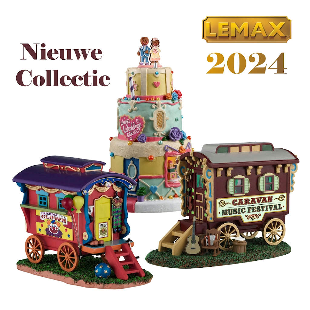 Bekijk de nieuwe Lemax collectie 2024